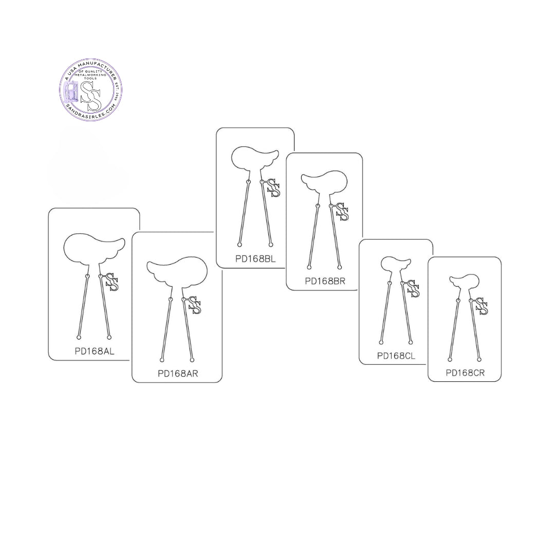 PANCAKE DIE PD168 ANGEL WING RIGHT OR LEFT